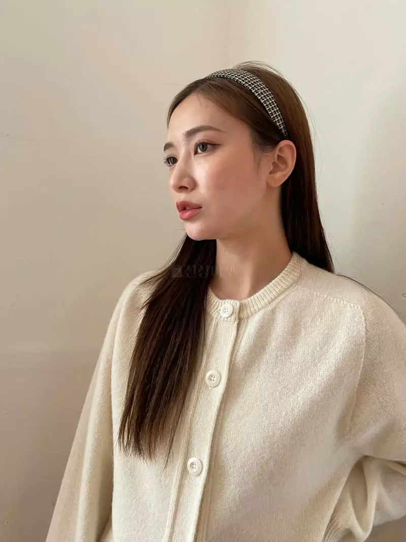 Nyunyu Wear - Korean Women Fashion - #momslook - Bling Twid Hairband - 5