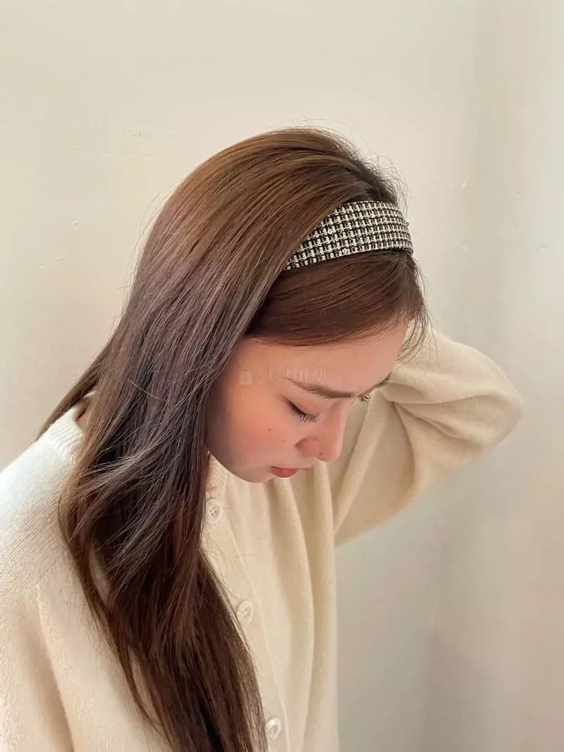 Nyunyu Wear - Korean Women Fashion - #momslook - Bling Twid Hairband - 6