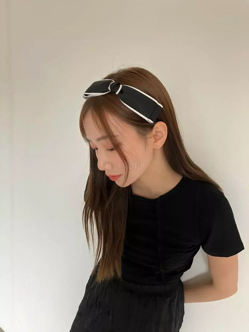 Nyunyu Wear - Korean Women Fashion - #momslook - Ner Band Hairband - 2