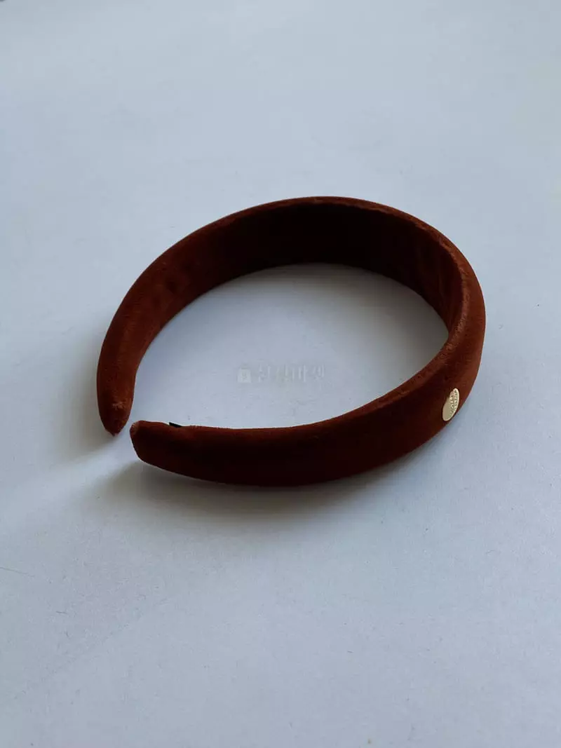 Nyunyu Wear - Korean Women Fashion - #pursuepretty - Dotu Velbet Hairband - 7