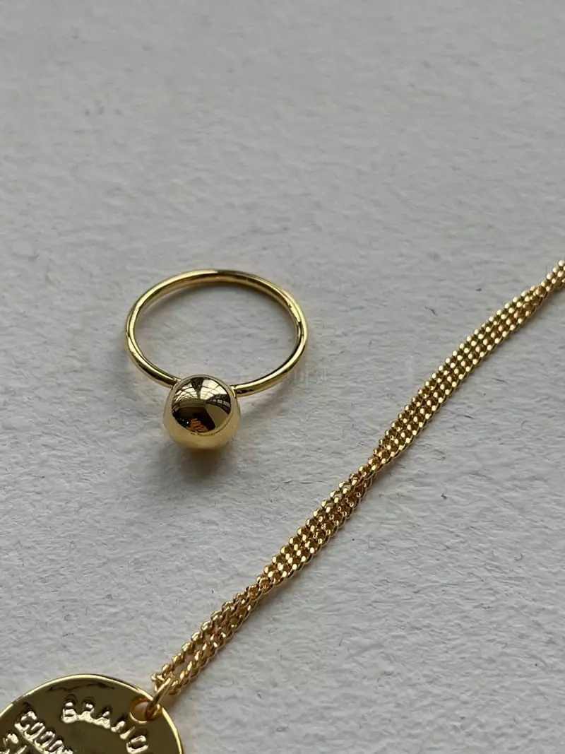 Nyunyu Wear - Korean Women Fashion - #restrostyle - Daily One Ring - 2