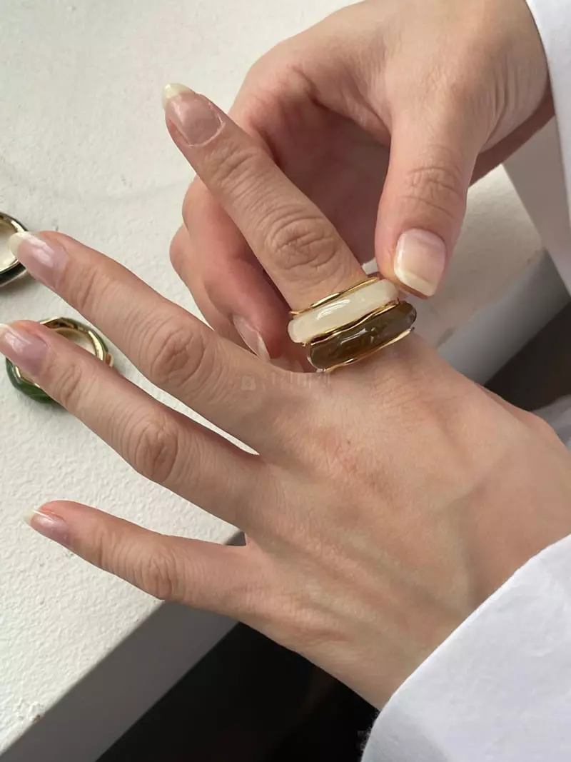 Nyunyu Wear - Korean Women Fashion - #restrostyle - Gold In Ring