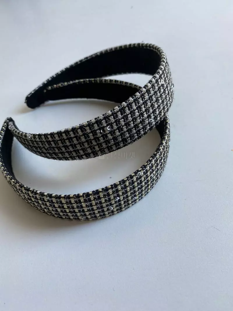 Nyunyu Wear - Korean Women Fashion - #restrostyle - Bling Twid Hairband - 11