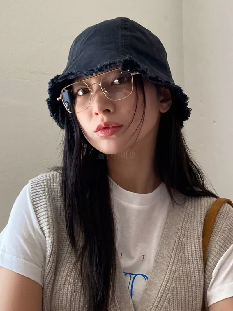Nyunyu Wear - Korean Women Fashion - #restrostyle - Peach Washing Hat - 6