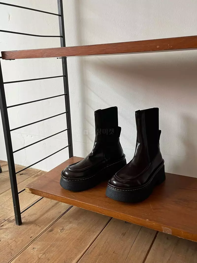 Nyunyu Wear - Korean Women Fashion - #romanticstyle - Slo Banding Boots - 7