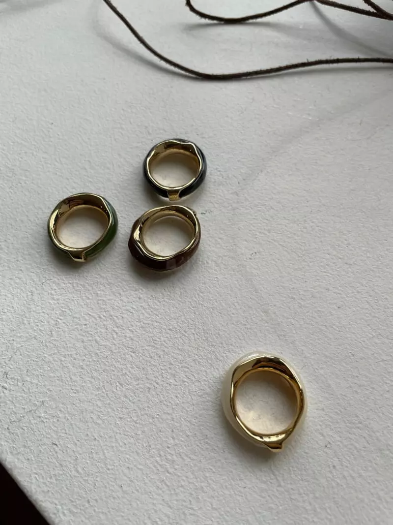 Nyunyu Wear - Korean Women Fashion - #shopsmall - Gold In Ring - 3