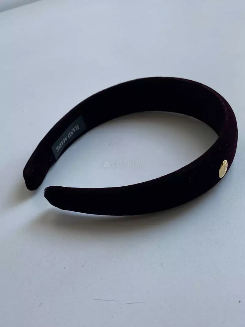 Nyunyu Wear - Korean Women Fashion - #shopsmall - Dotu Velbet Hairband - 10