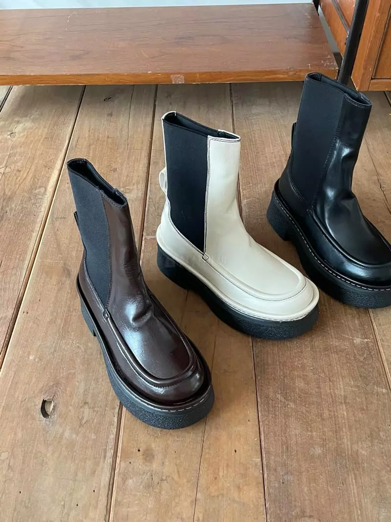 Nyunyu Wear - Korean Women Fashion - #thatsdarling - Slo Banding Boots - 9