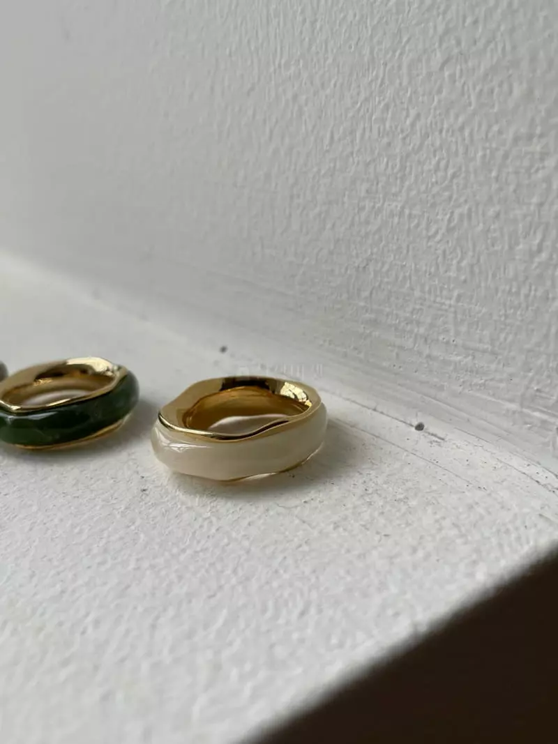 Nyunyu Wear - Korean Women Fashion - #shopsmall - Gold In Ring - 4