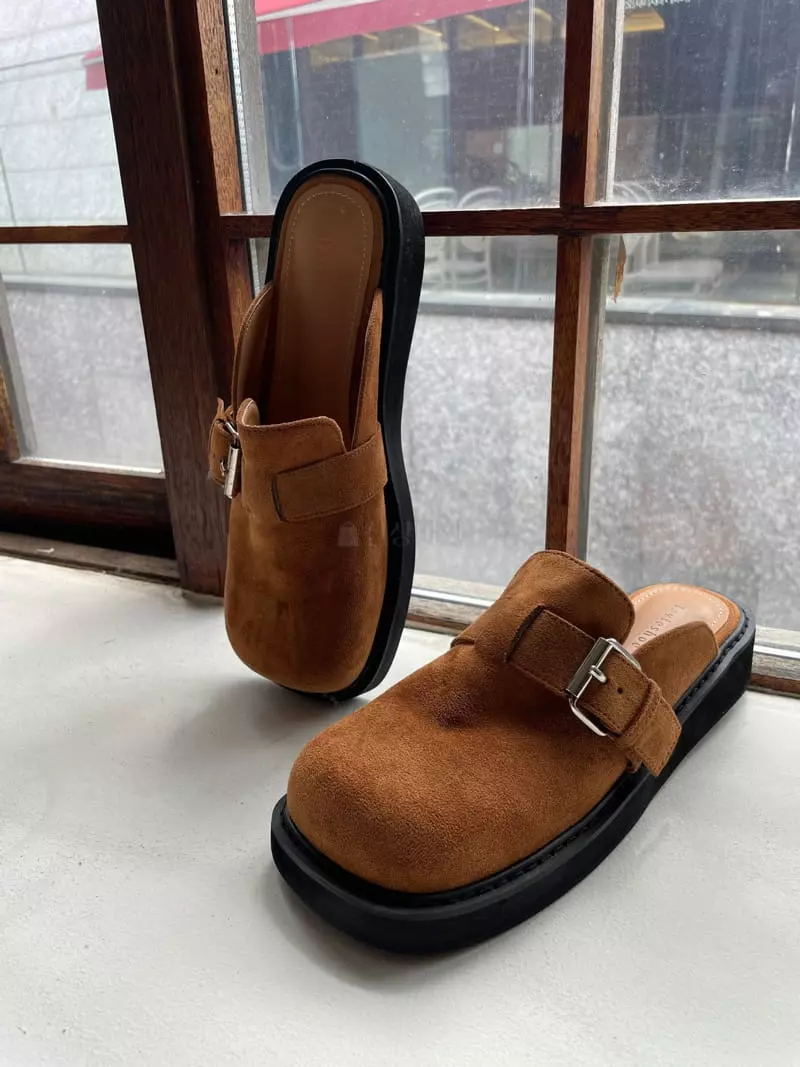Nyunyu Wear - Korean Women Fashion - #vintagekidsstyle - One Buckle Mule - 6