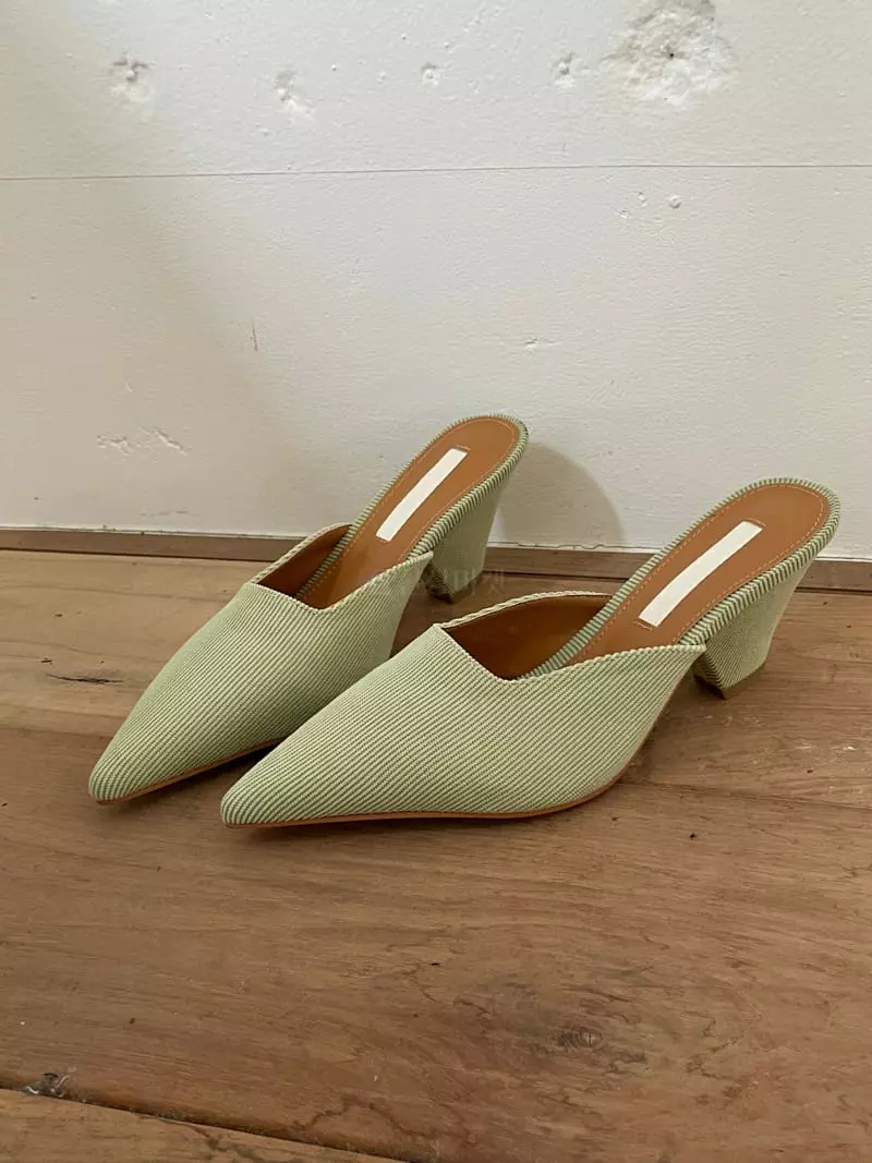 Nyunyu Wear - Korean Women Fashion - #vintagekidsstyle - Rib Flats - 3