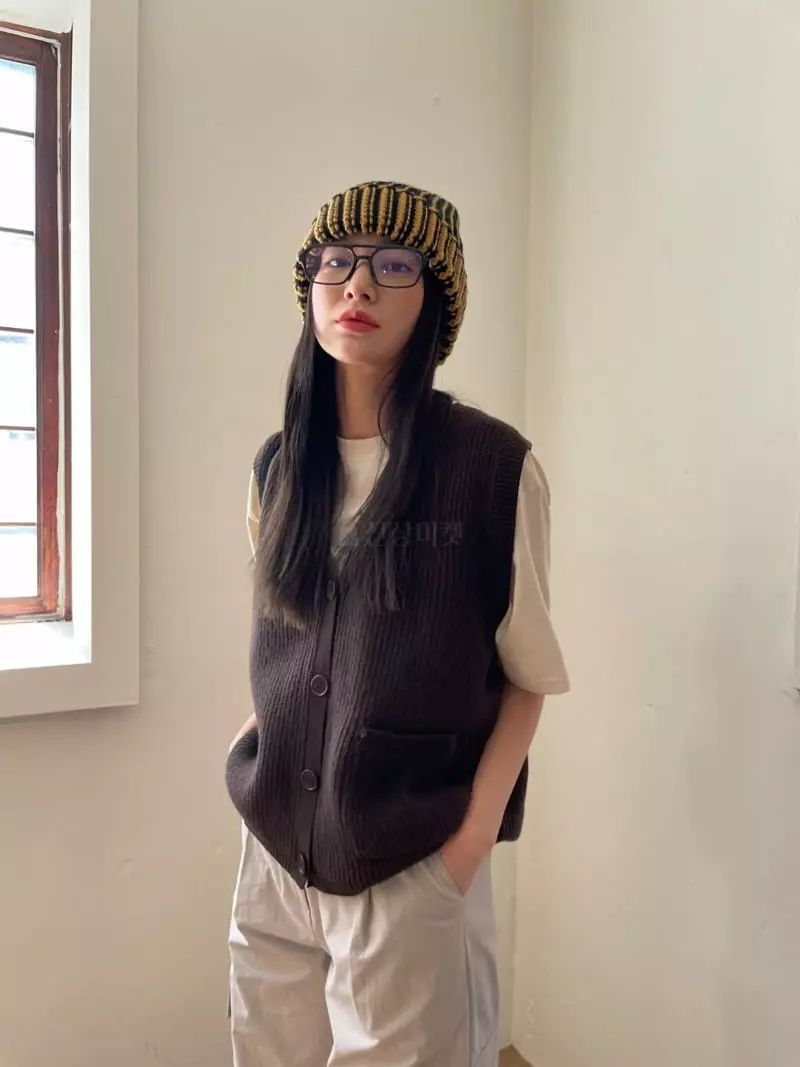 Nyunyu Wear - Korean Women Fashion - #vintagekidsstyle - Stitch Warm Beanie