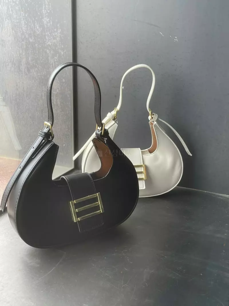 Nyunyu Wear - Korean Women Fashion - #womensfashion - Half Moon Bag - 2