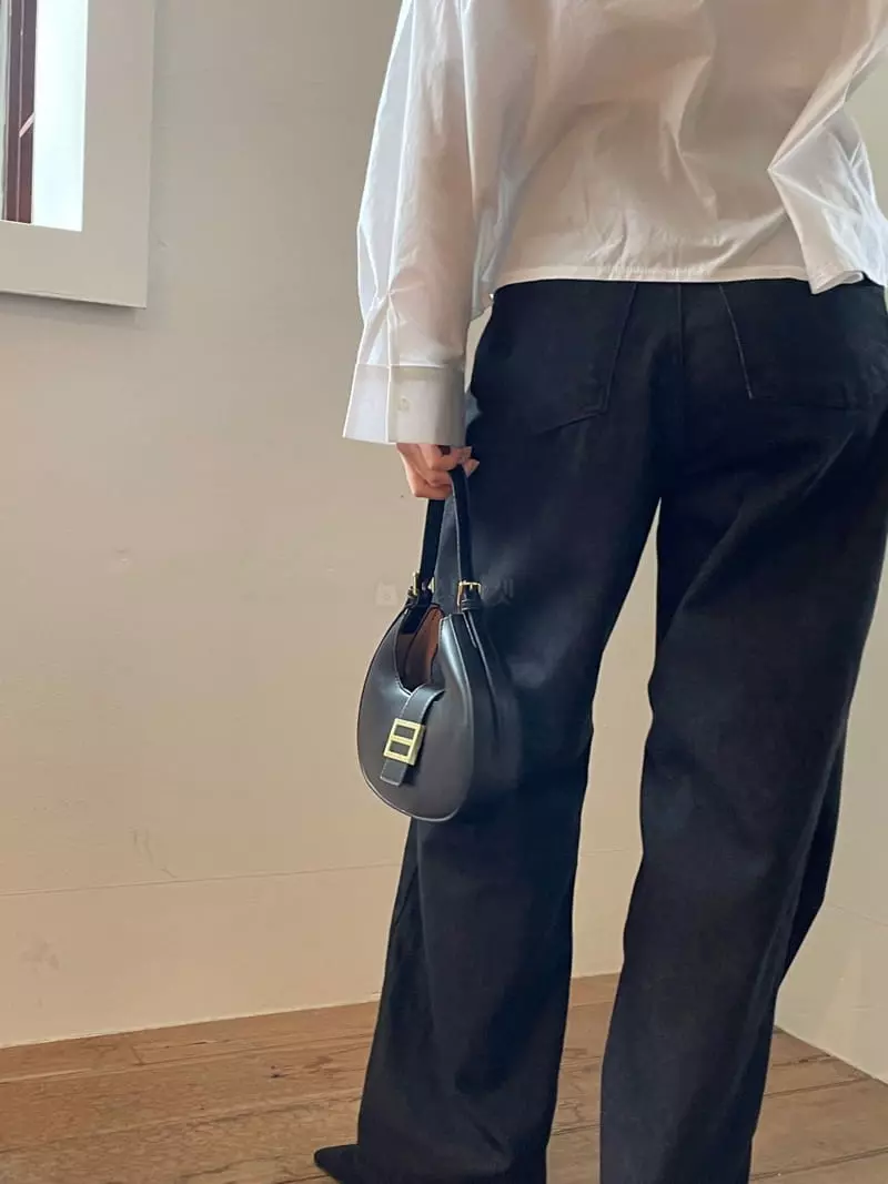 Nyunyu Wear - Korean Women Fashion - #momslook - Half Moon Bag - 4
