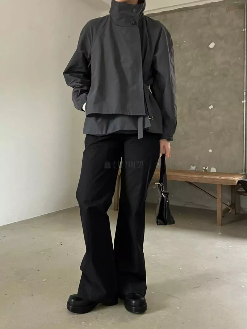 Nyunyu Wear - Korean Women Fashion - #womensfashion - High Neck Coat