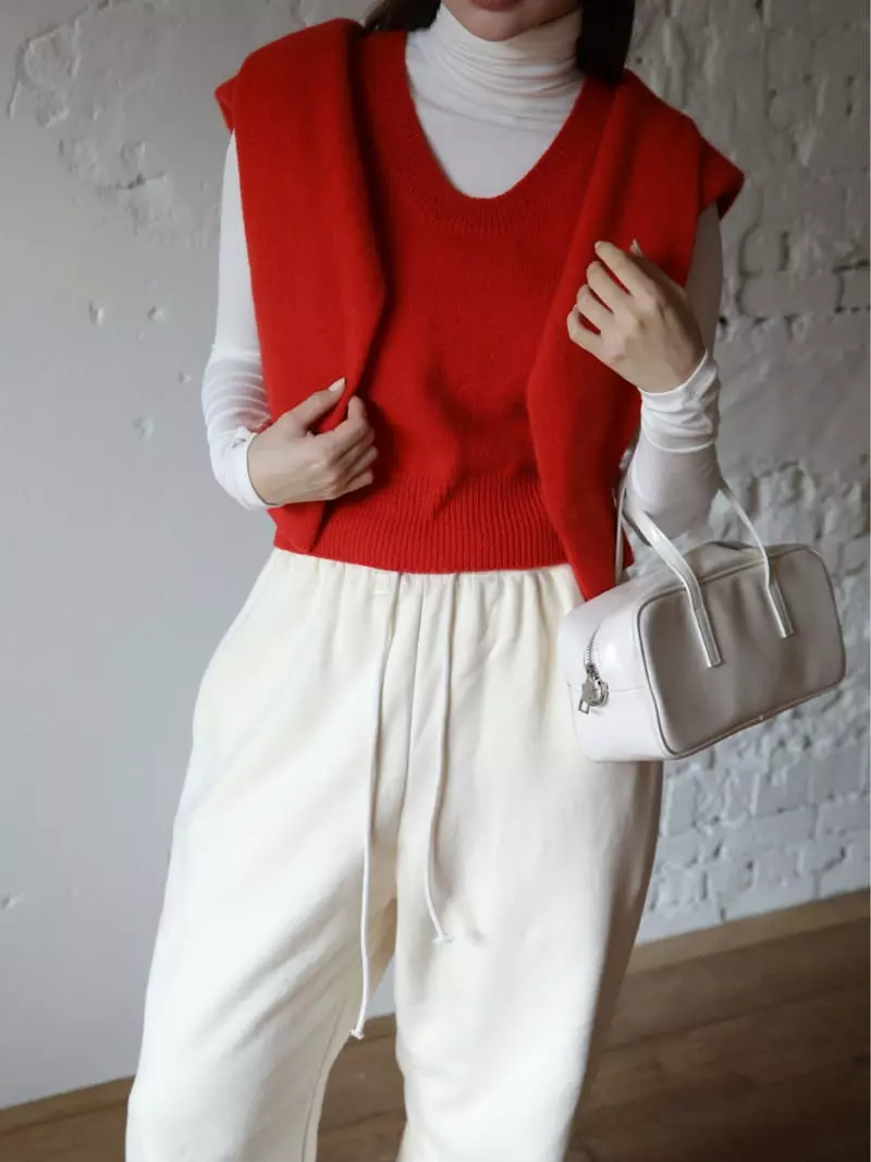 Nyunyu Wear - Korean Women Fashion - #womensfashion - From Vest - 6