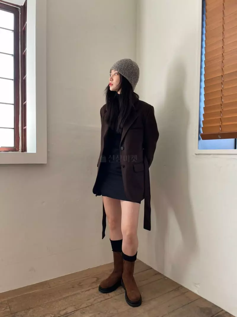 Nyunyu Wear - Korean Women Fashion - #womensfashion - Slit Jacket - 5
