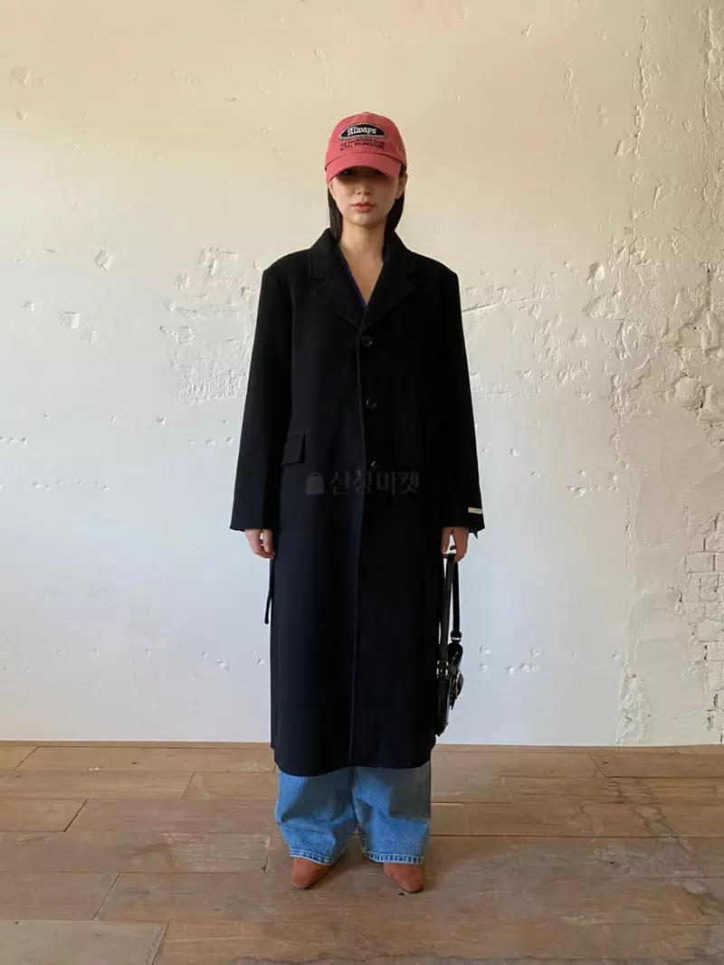 Nyunyu Wear - Korean Women Fashion - #womensfashion - Slit Long Coat - 12