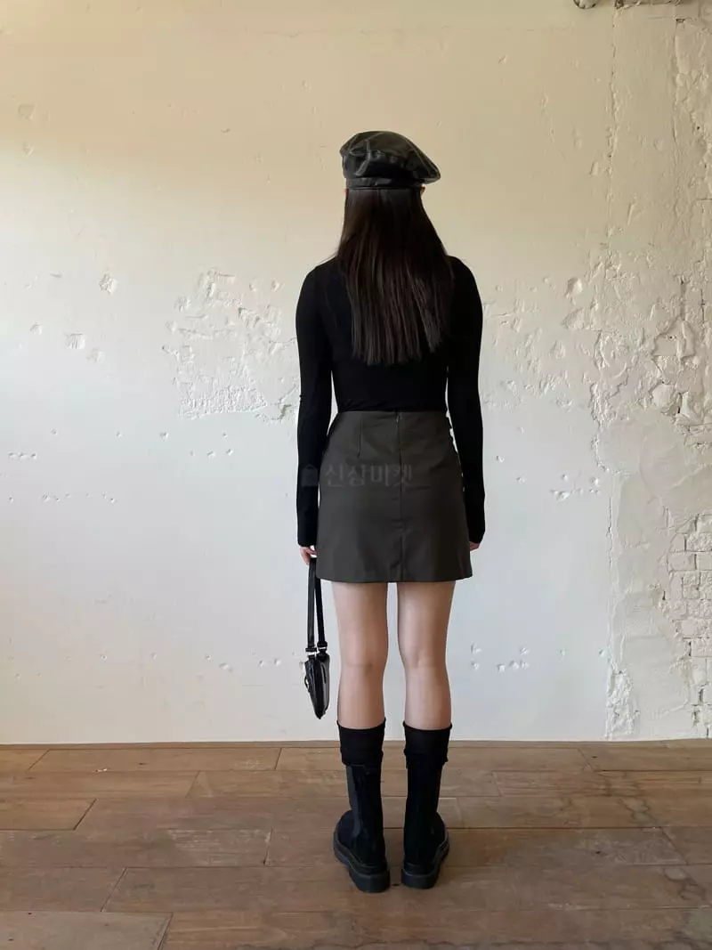 Nyunyu Wear - Korean Women Fashion - #womensfashion - Curve Skirt - 3