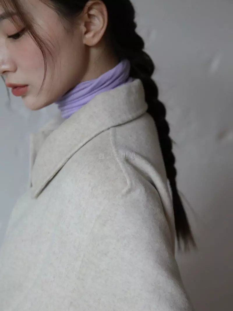 Nyunyu Wear - Korean Women Fashion - #womensfashion - Unbal Crop Coat - 9