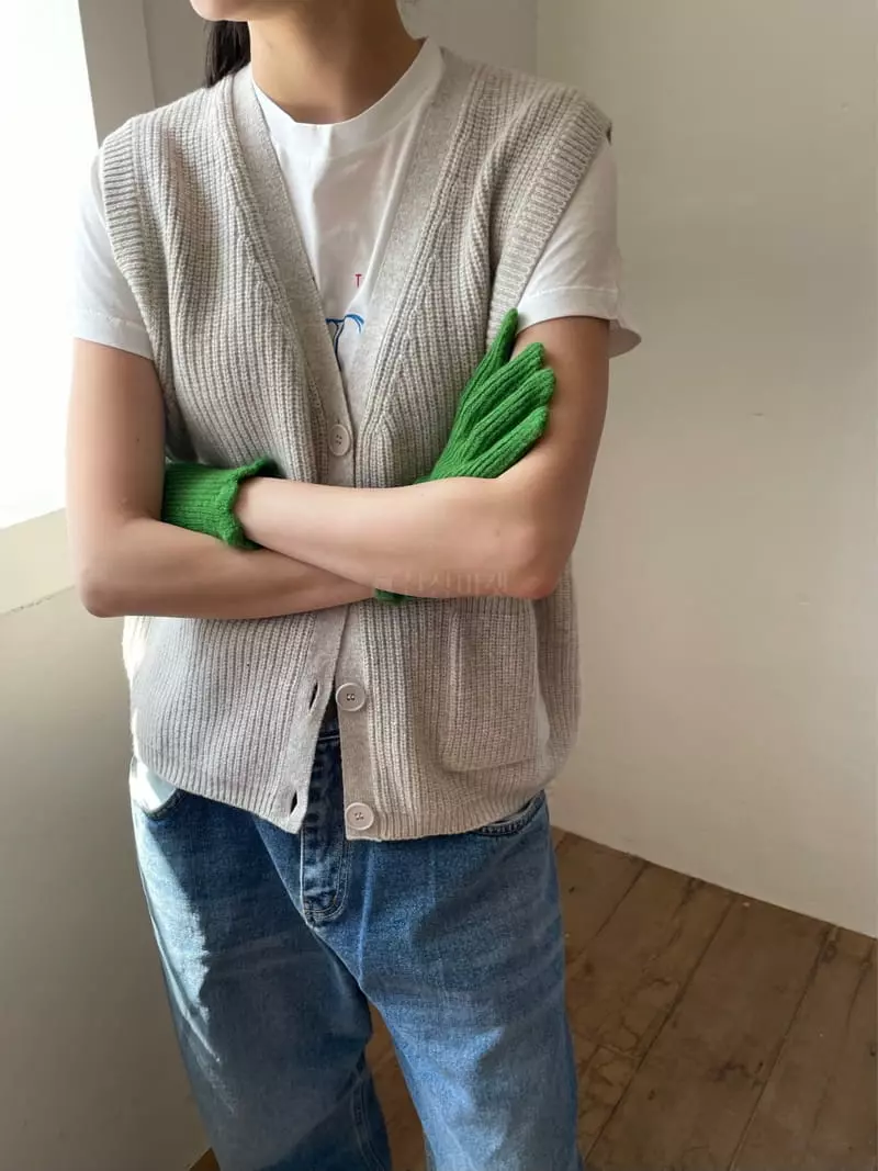 Nyunyu Wear - Korean Women Fashion - #womensfashion - Short Rib Gloves - 5