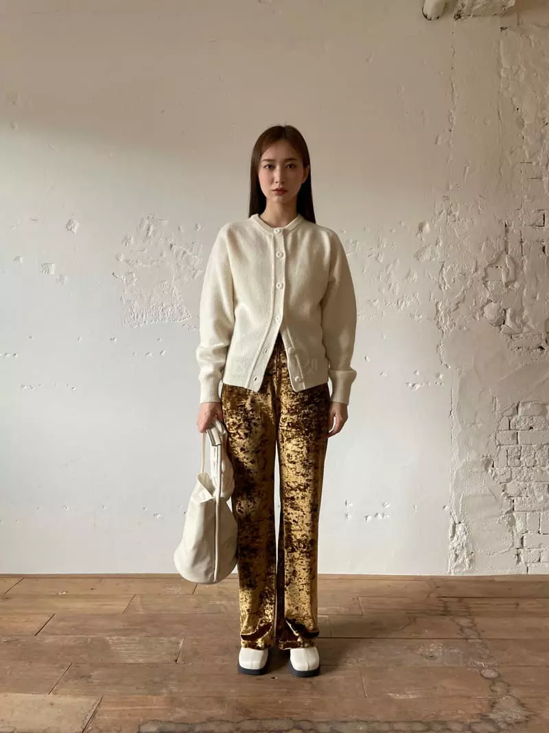 Nyunyu Wear - Korean Women Fashion - #womensfashion - Velvet Pants