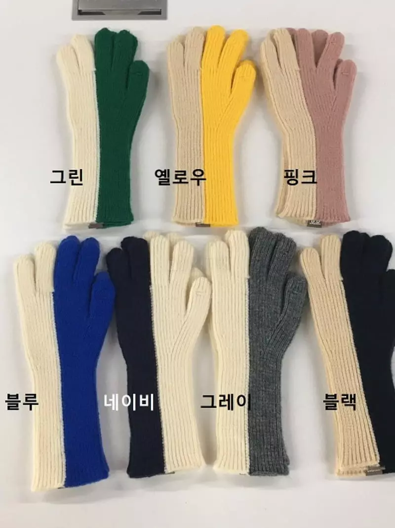 Nyunyu Wear - Korean Women Fashion - #womensfashion - Half Rib Gloves - 10