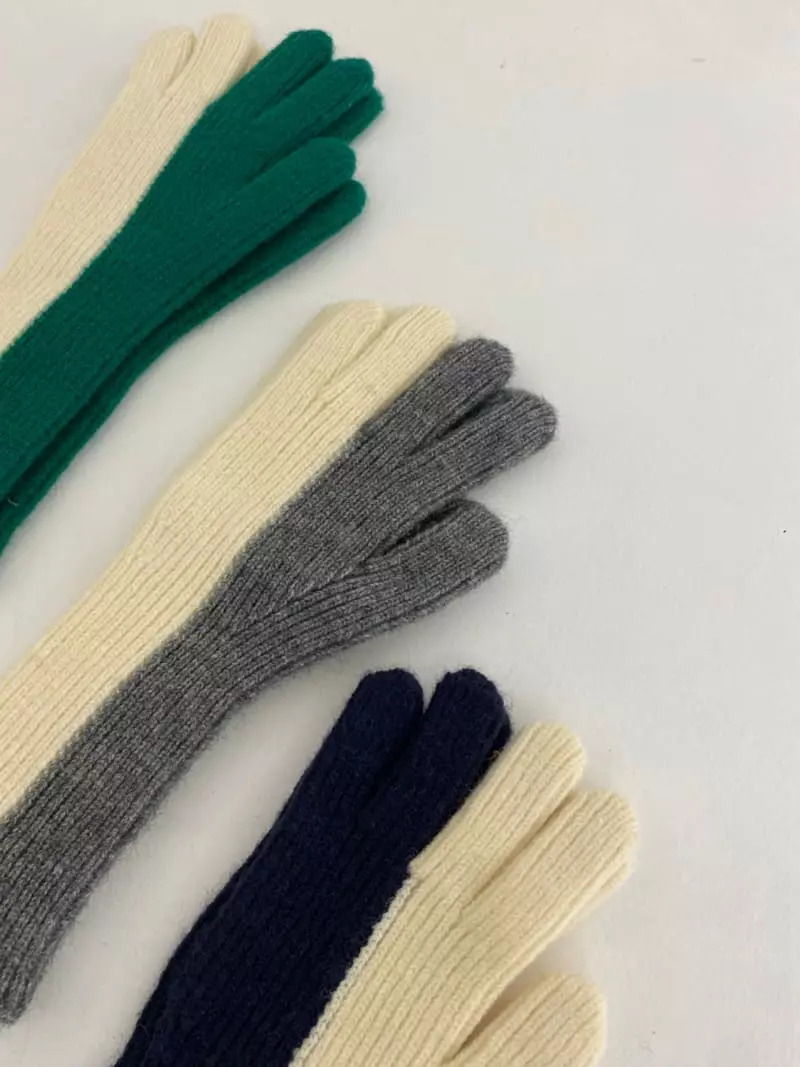 Nyunyu Wear - Korean Women Fashion - #womensfashion - Half Rib Gloves - 8