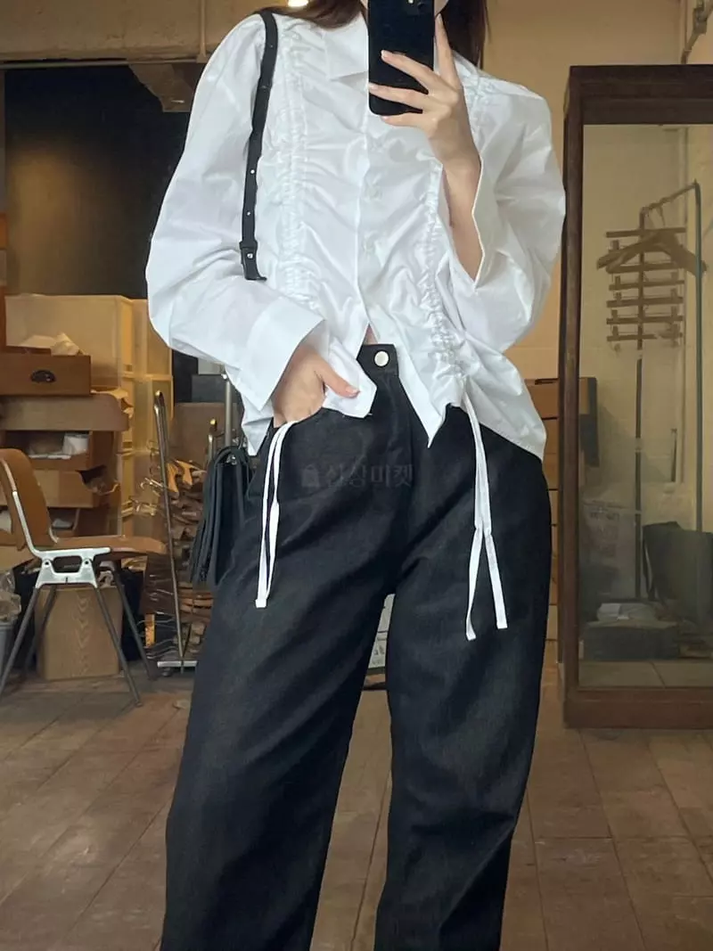 Nyunyu Wear - Korean Women Fashion - #momslook - Mug Blouse - 4