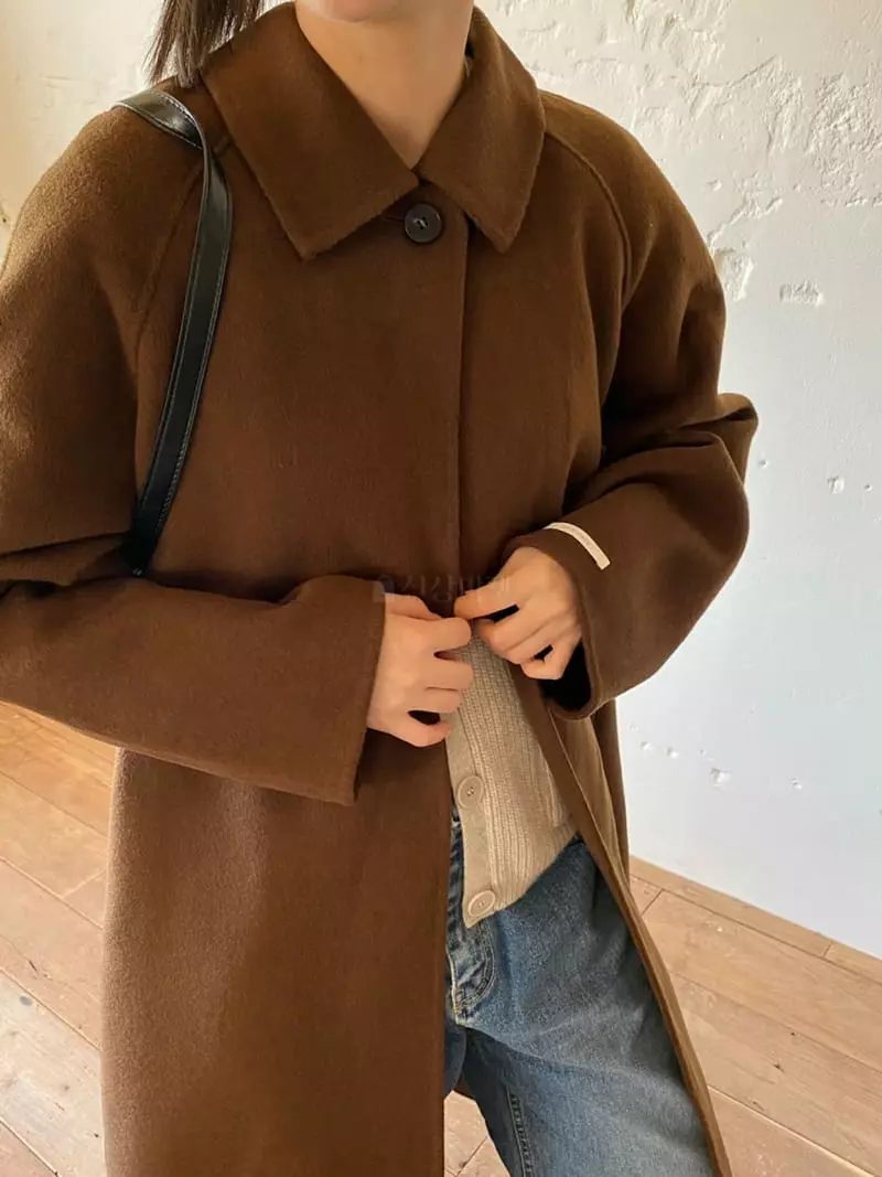 Nyunyu Wear - Korean Women Fashion - #womensfashion - Wrinkle Long Coat - 3