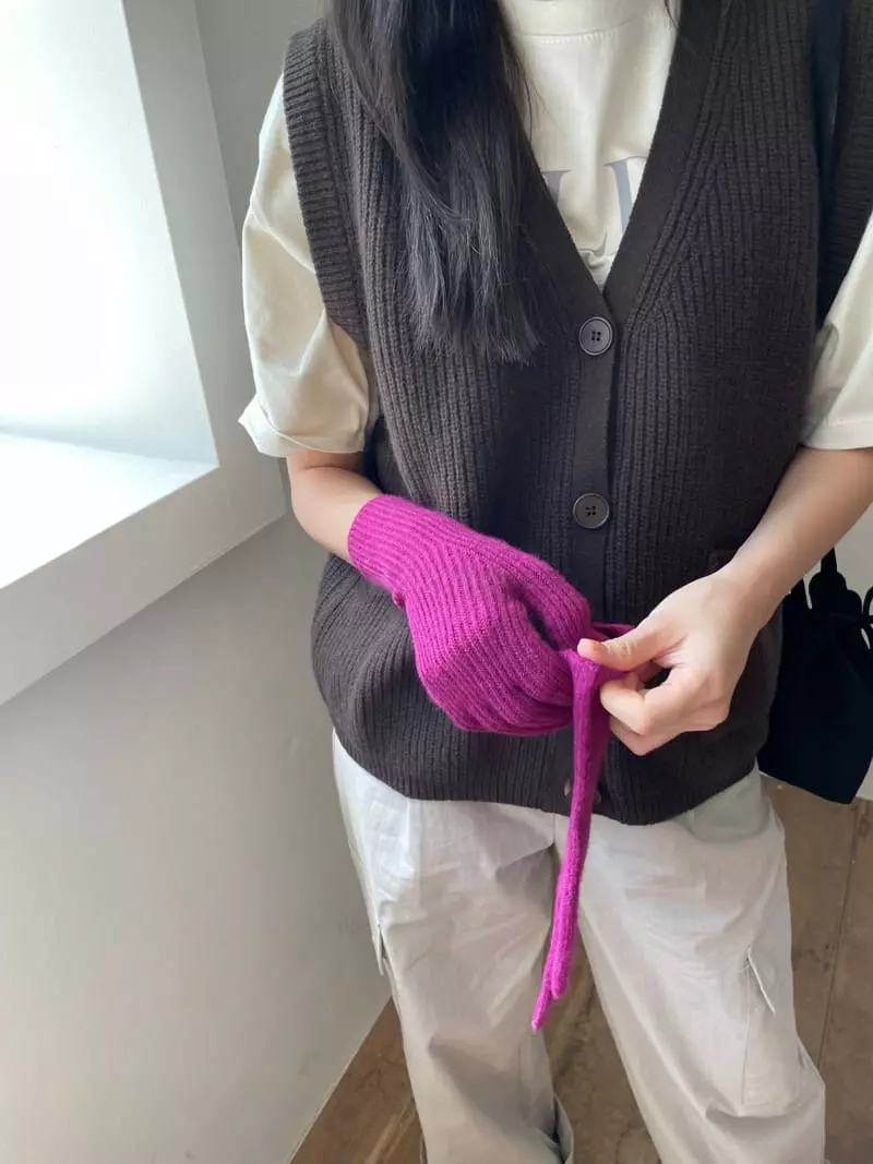 Nyunyu Wear - Korean Women Fashion - #womensfashion - Long Rib Gloves