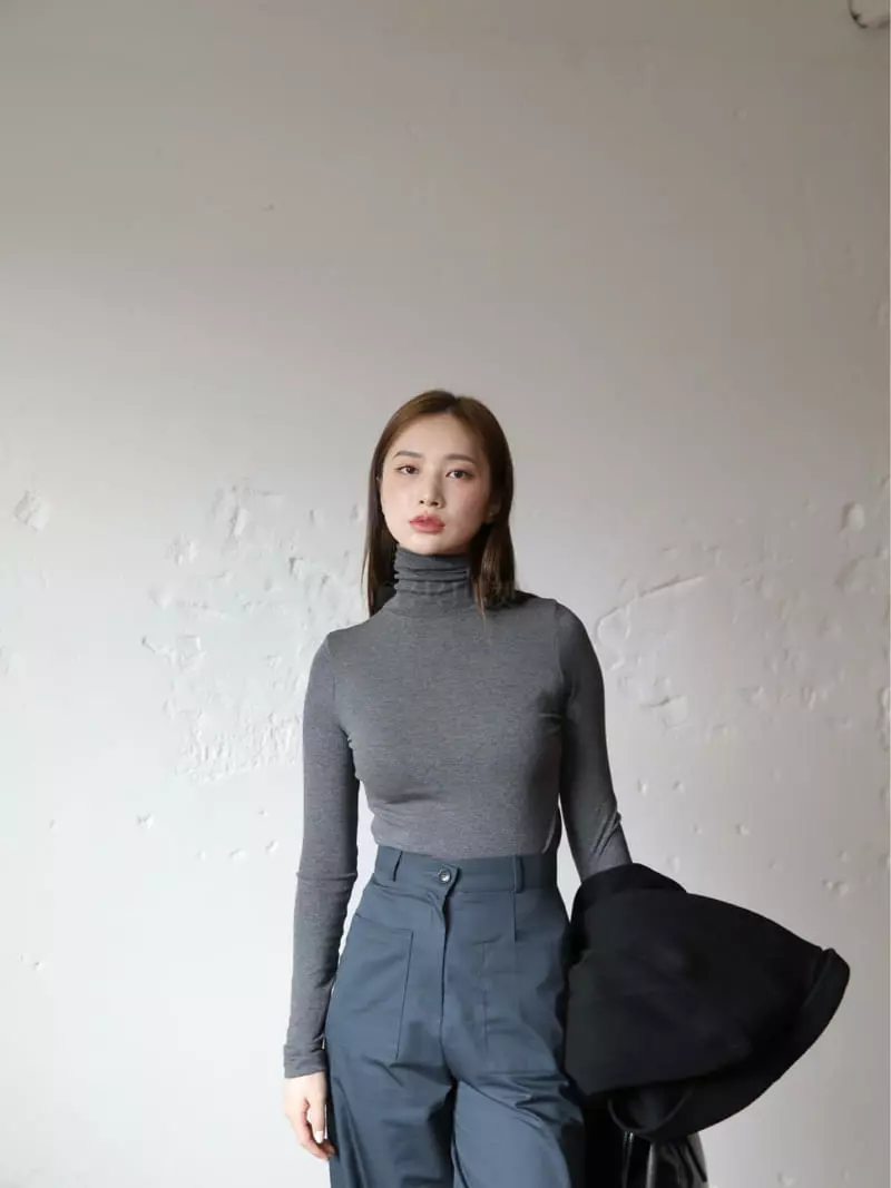 Nyunyu Wear - Korean Women Fashion - #womensfashion - Rib Long Pants - 3