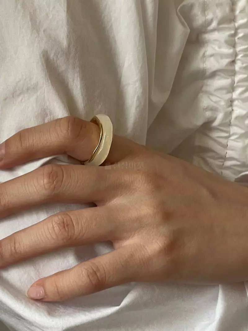 Nyunyu Wear - Korean Women Fashion - #womensfashion - Gold In Ring - 9
