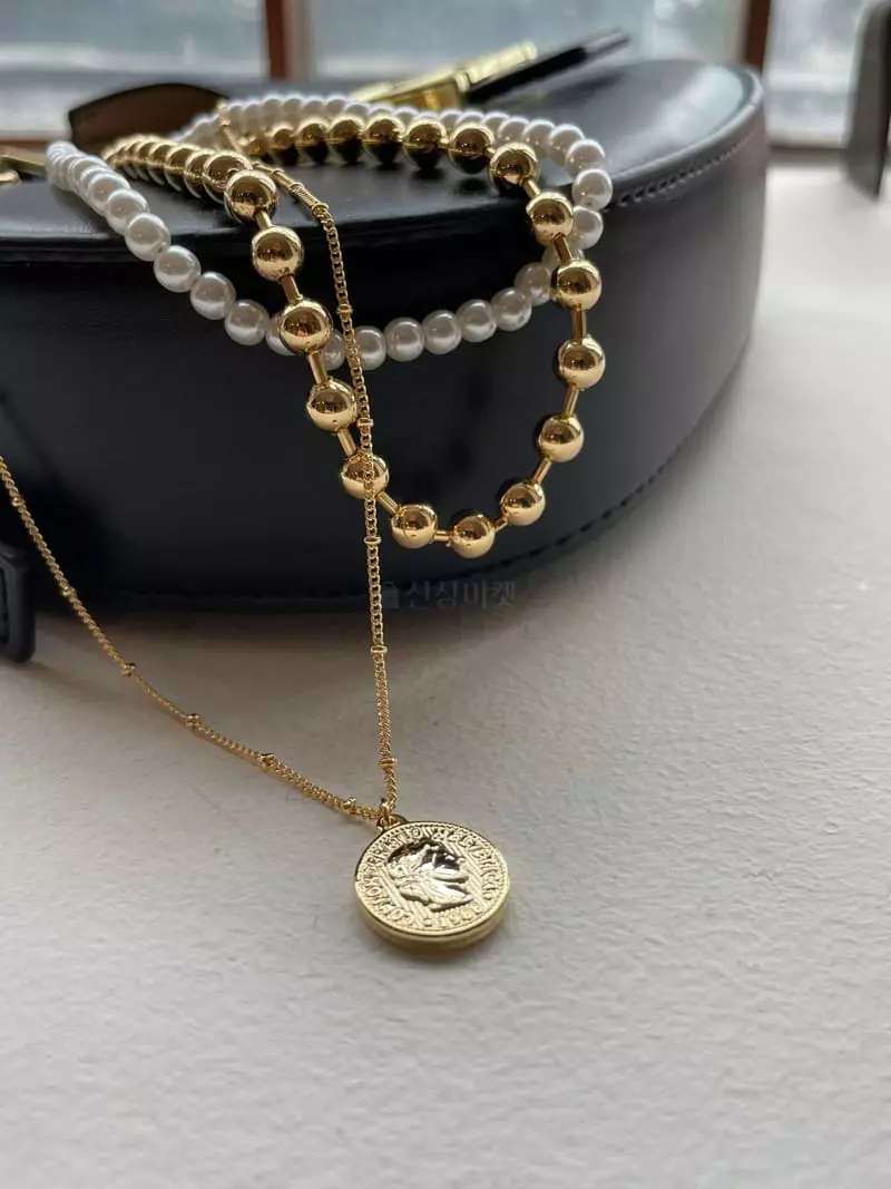 Nyunyu Wear - Korean Women Fashion - #womensfashion - Ud Coin Necklace - 12