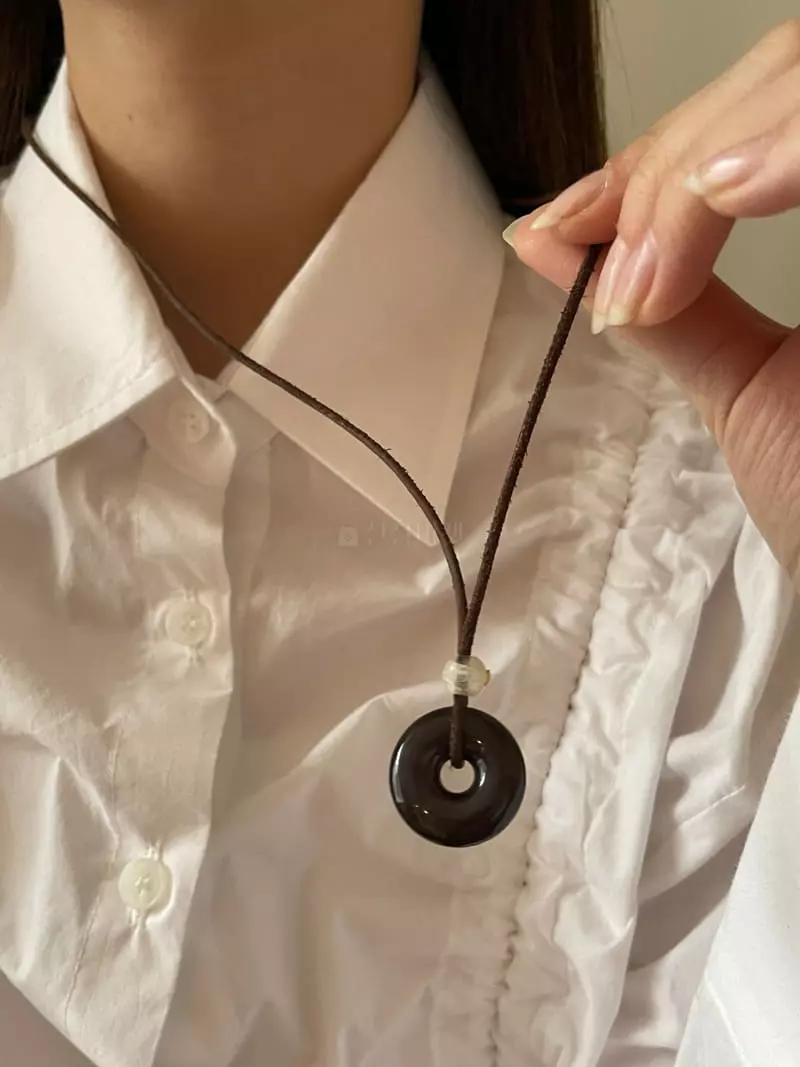 Nyunyu Wear - Korean Women Fashion - #womensfashion - Vintage One Necklace - 5
