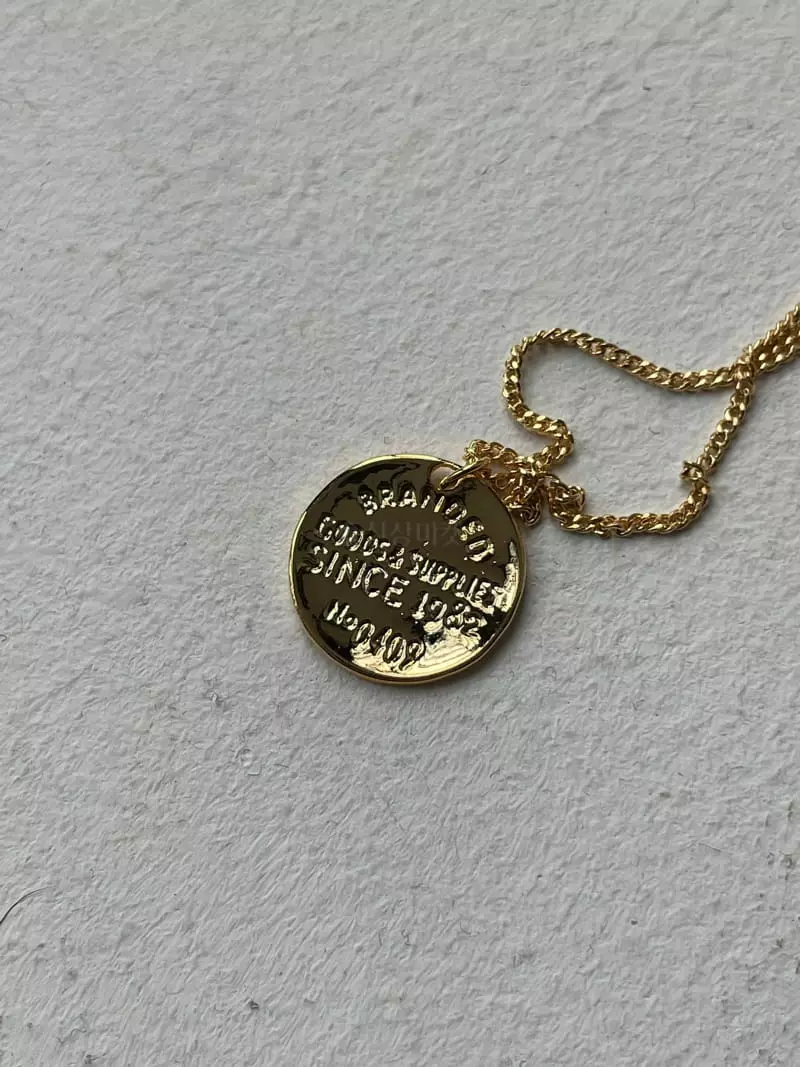 Nyunyu Wear - Korean Women Fashion - #womensfashion - Low Coin Necklace - 6
