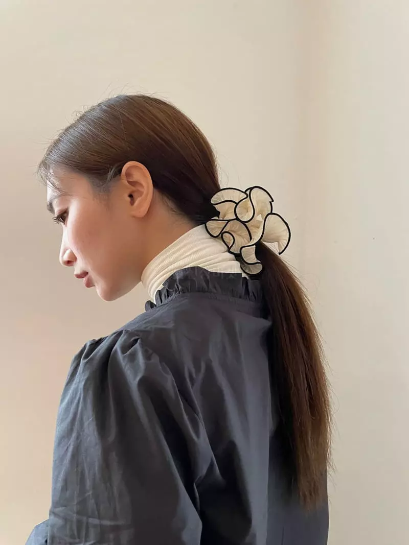 Nyunyu Wear - Korean Women Fashion - #womensfashion - Frill Chou Hairring - 7