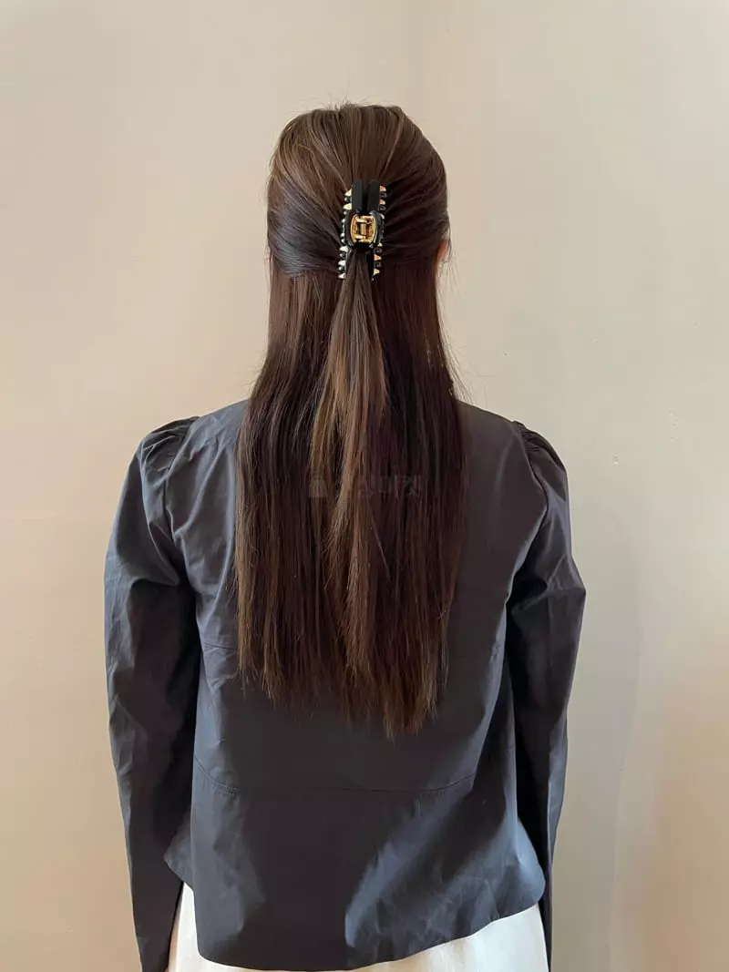 Nyunyu Wear - Korean Women Fashion - #momslook - Twice Gold Hairpin - 4