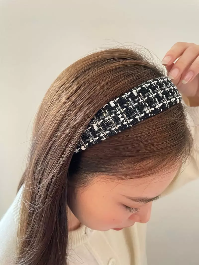 Nyunyu Wear - Korean Women Fashion - #momslook - Twid Hairband - 4