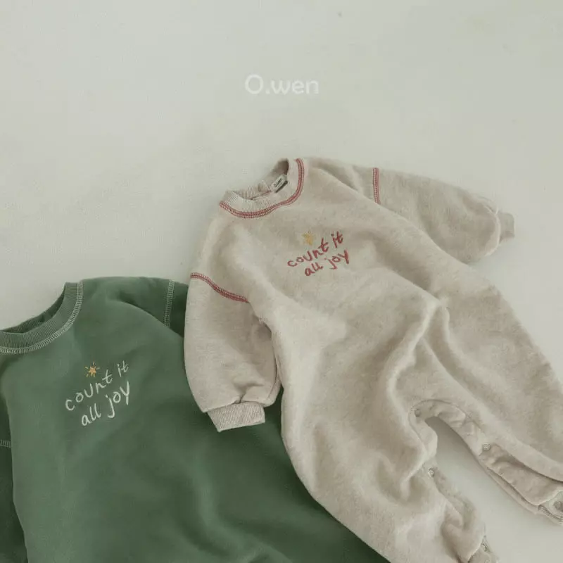 O Wen - Korean Baby Fashion - #babylifestyle - Count Fleece Bodysuit - 2