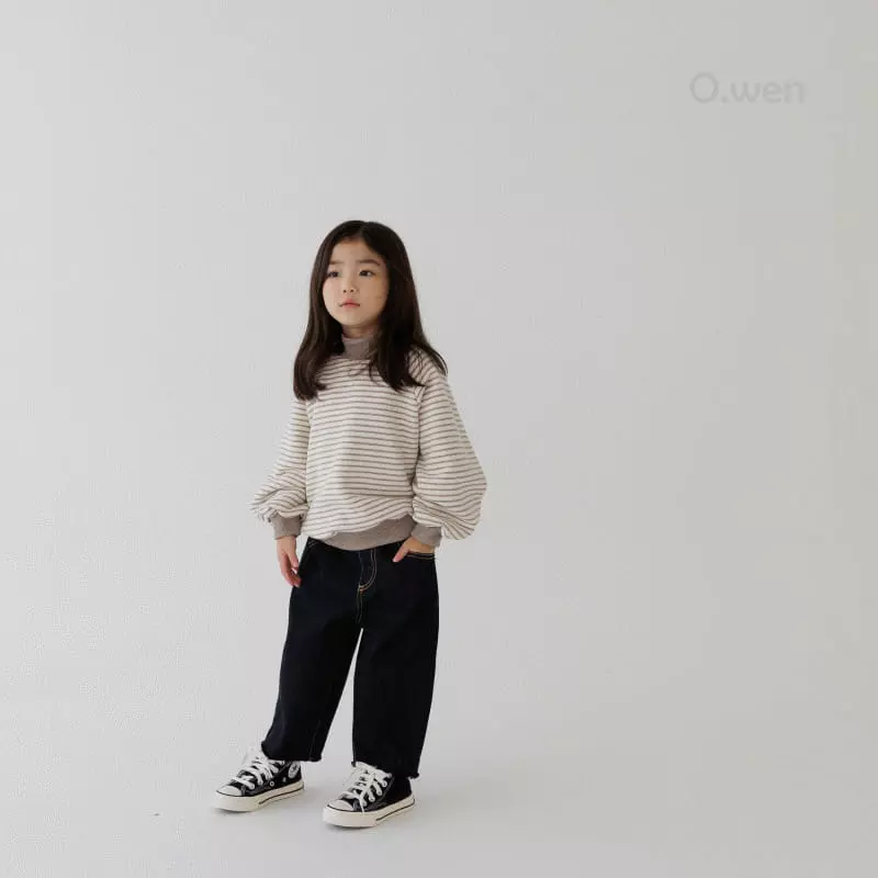 O Wen - Korean Children Fashion - #childofig - Stripes Turtleneck Sweatshirt - 7