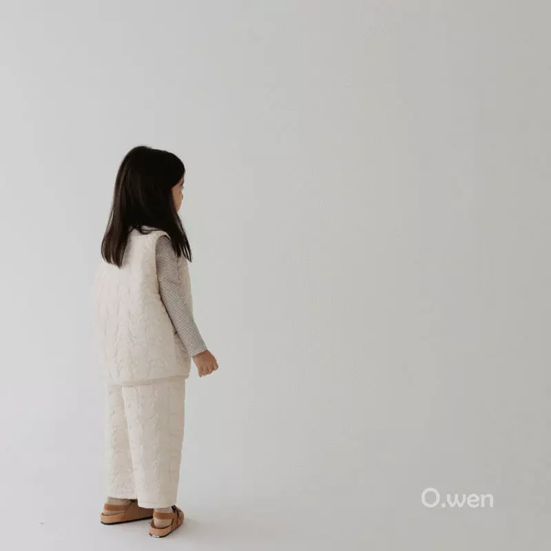 O Wen - Korean Children Fashion - #stylishchildhood - Teddy Quilting Pants - 4