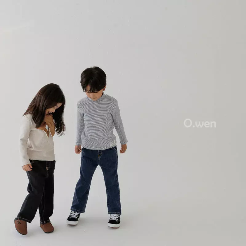 O Wen - Korean Children Fashion - #childofig - Straight Jeans - 2