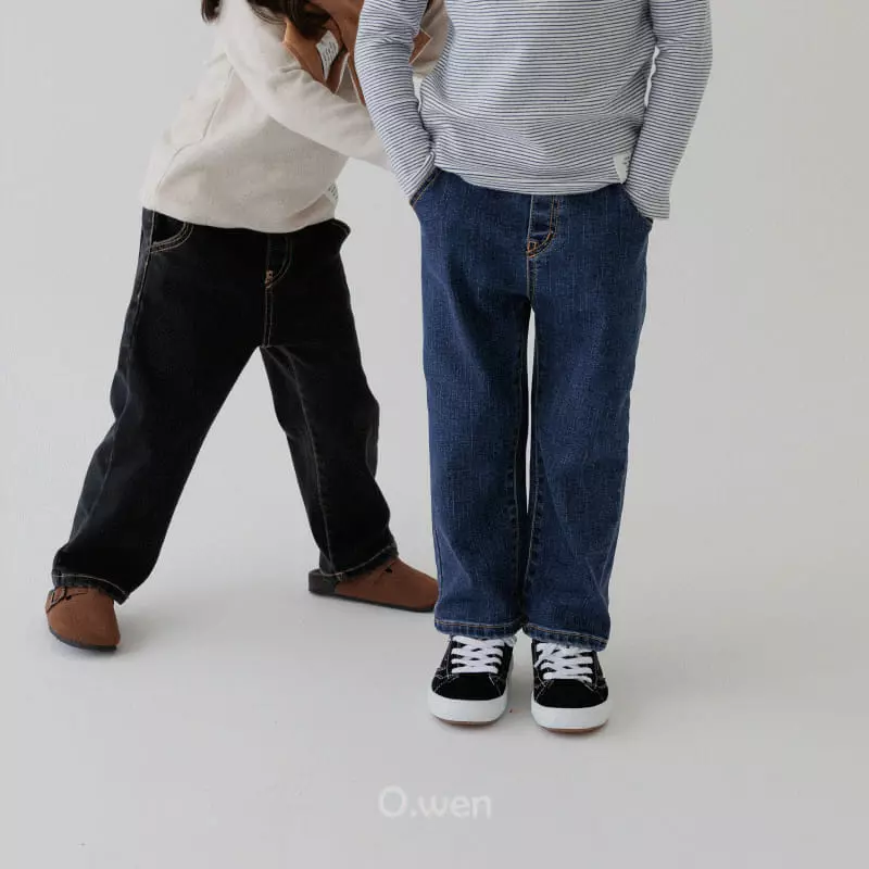 O Wen - Korean Children Fashion - #childofig - Straight Jeans - 4