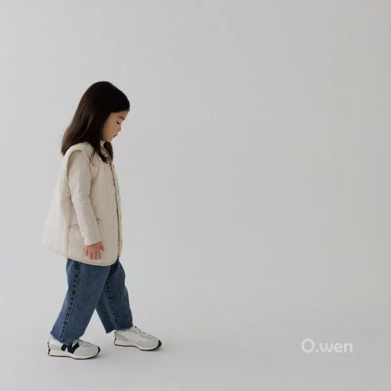 O Wen - Korean Children Fashion - #designkidswear - Teddy Quilting Vest - 3