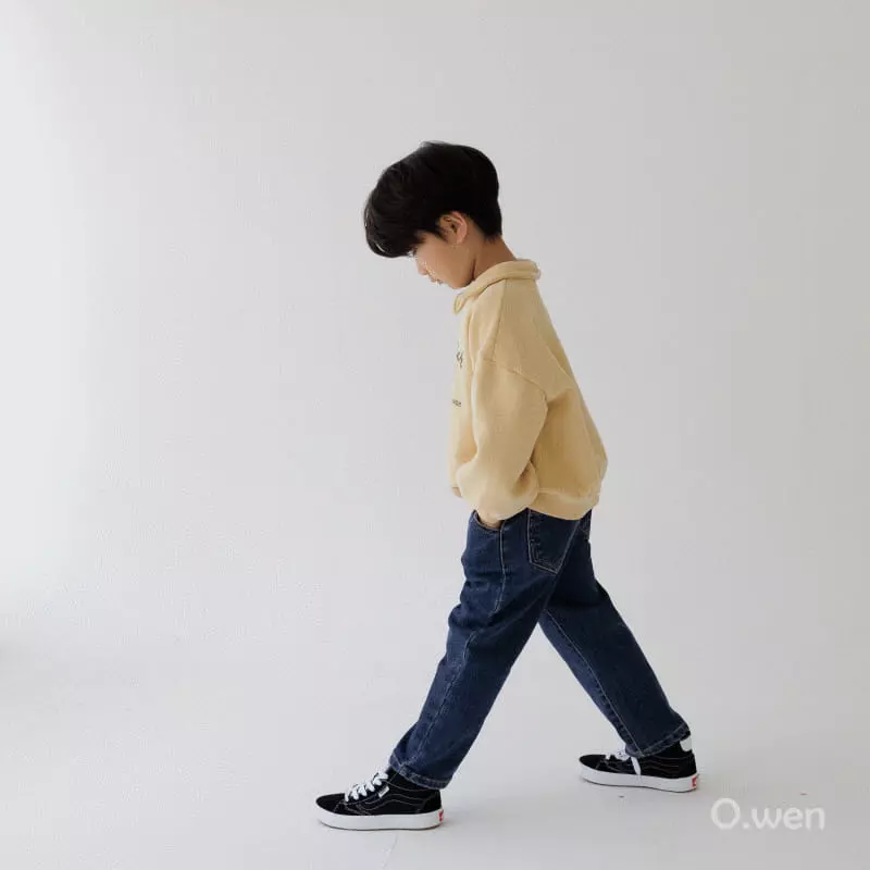 O Wen - Korean Children Fashion - #discoveringself - Collar Fleece Sweatshirt - 8