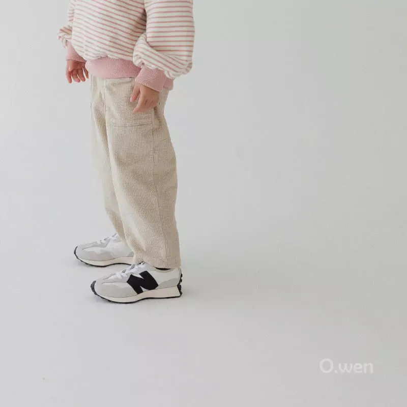 O Wen - Korean Children Fashion - #kidsshorts - Corduroy Pants