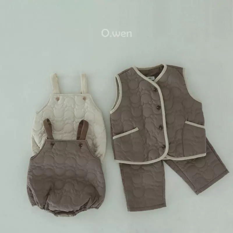 O Wen - Korean Children Fashion - #kidsshorts - Teddy Quilting Pants - 9