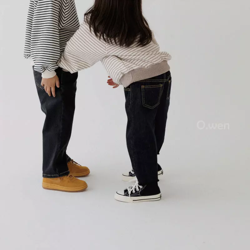 O Wen - Korean Children Fashion - #kidsshorts - Baggy Jeans - 9