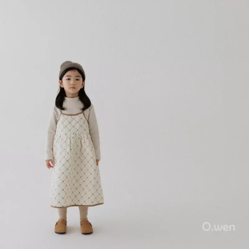 O Wen - Korean Children Fashion - #kidsstore - Embroidery Quilting One-piece - 5